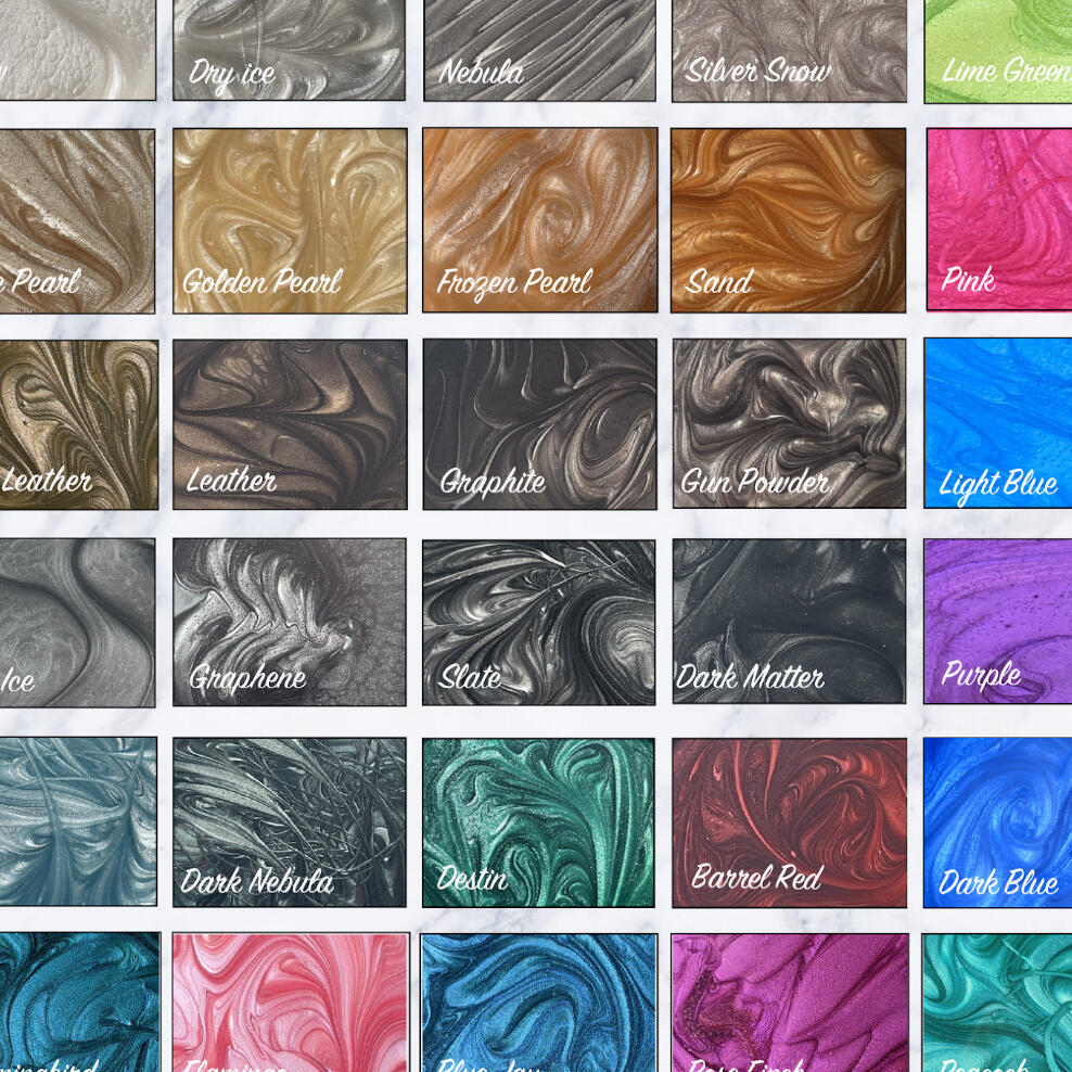 Metallic luxury floor
