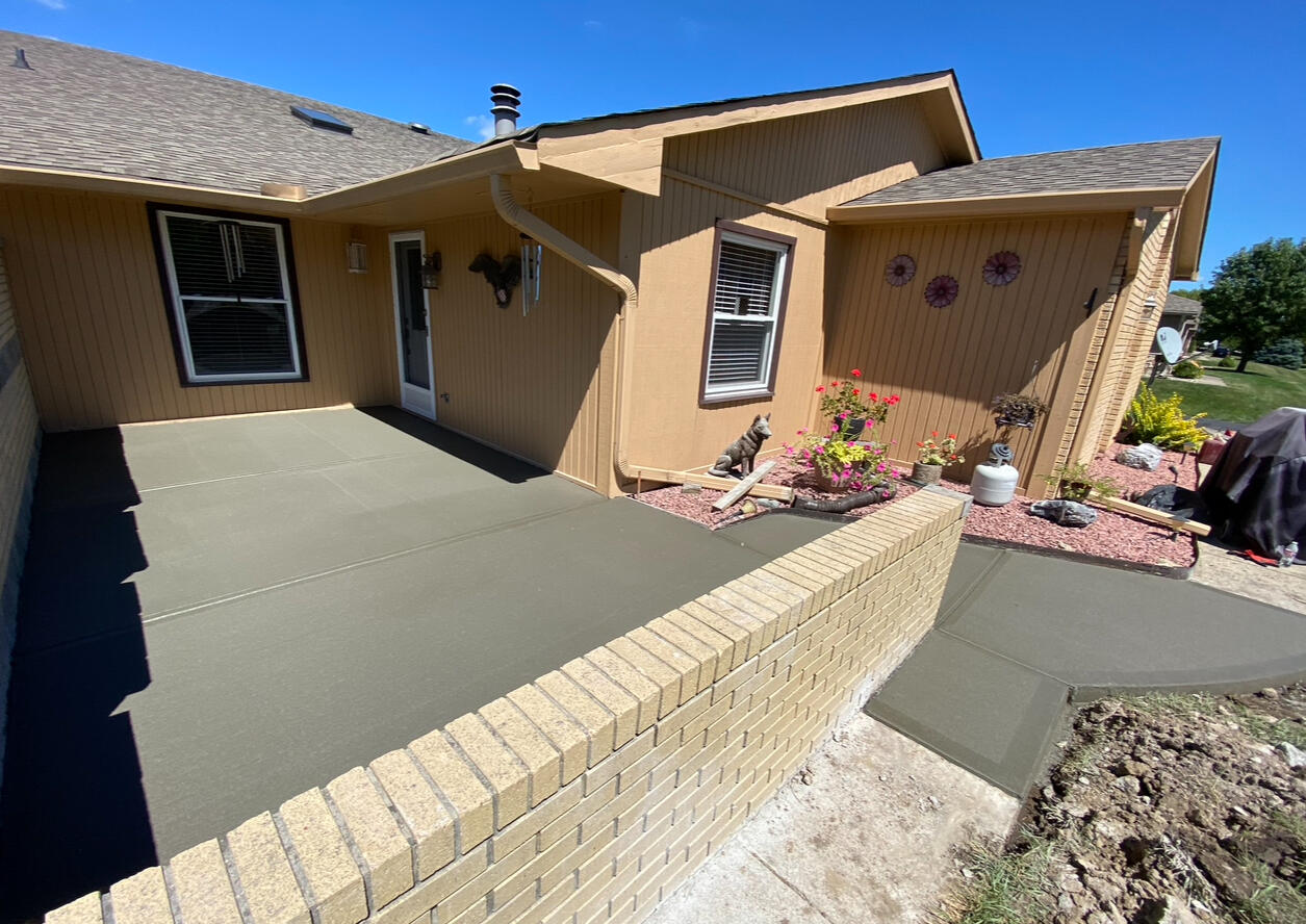 Concrete driveway Concrete driveway