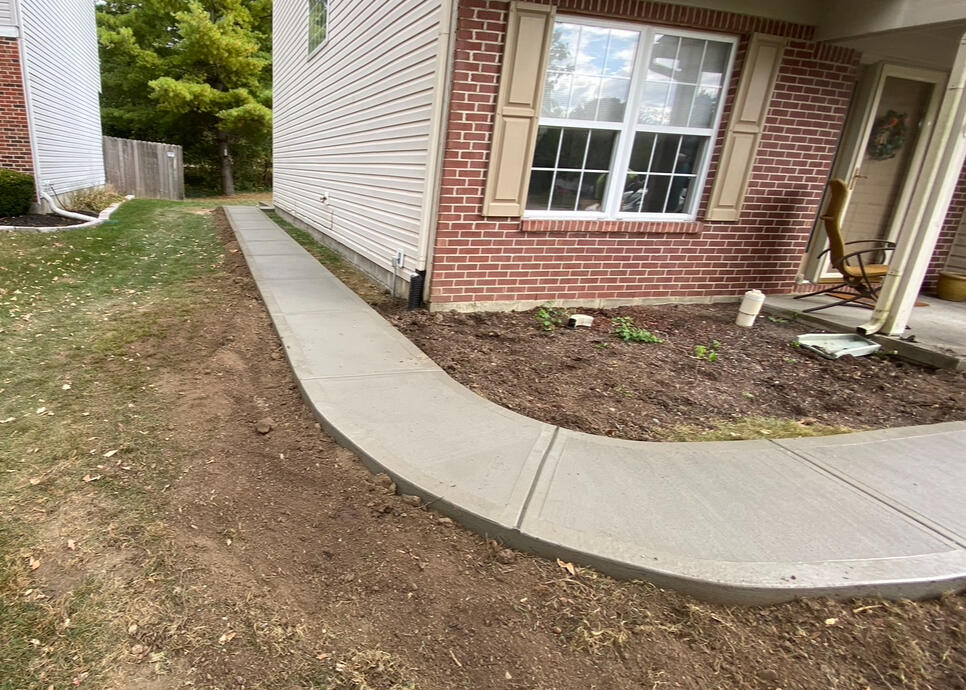 Concrete driveway Concrete driveway