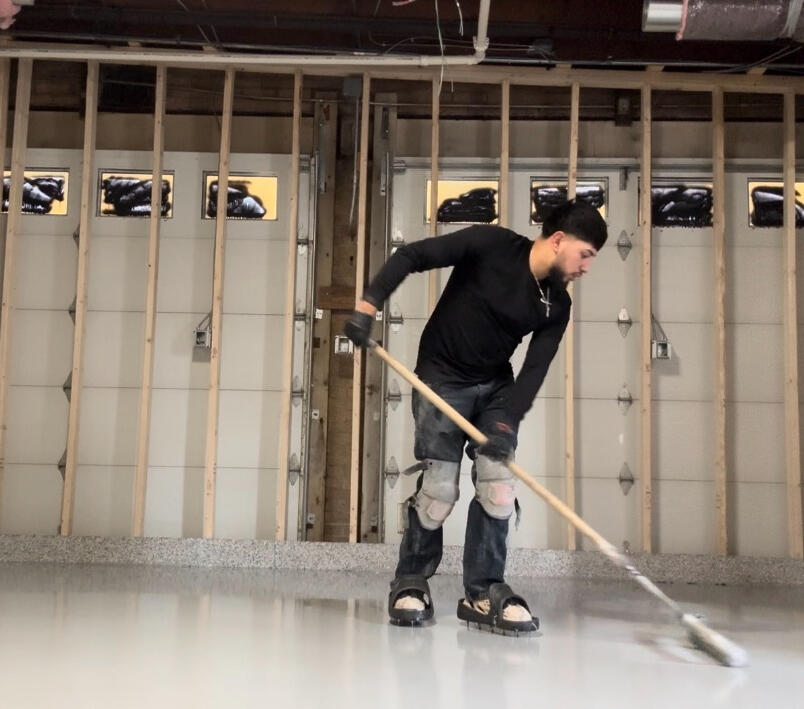 Flake floor