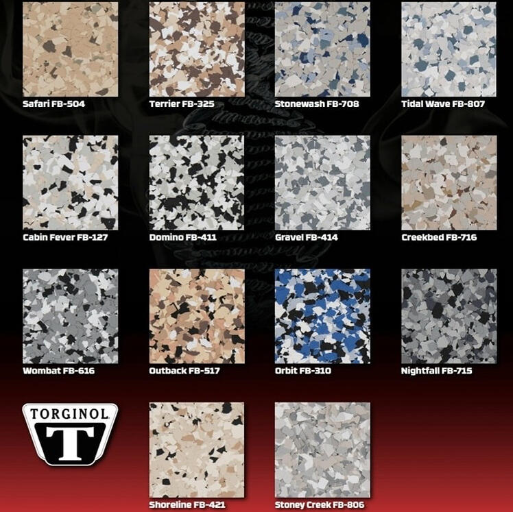 Flake floor